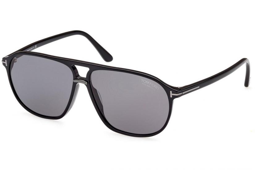 Tom Ford BRUCE (FT1026-N-01D) 61 | Polarize Erkek Siyah Güneş Gözlüğü